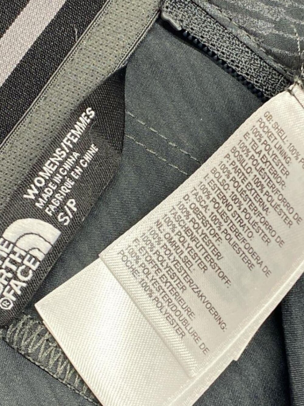 The North Face Rapida Moda Reflective Windbreaker Jacket Women's Size S Black - Picture 7 of 7